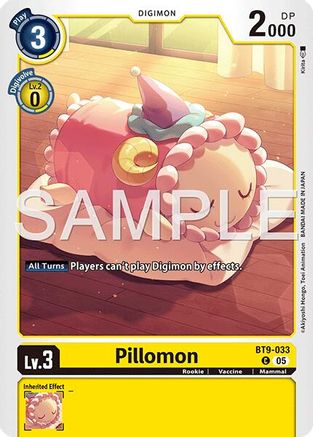 Image of Pillomon (Reprint) (BT9-033) - Advanced Booster Digimon Generation Foil