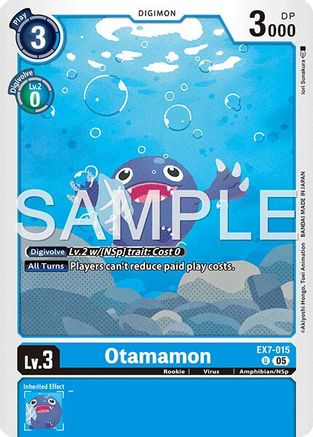 Image of Otamamon (Reprint) (EX7-015) - Advanced Booster Digimon Generation Foil
