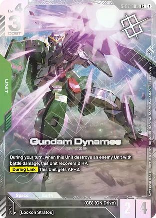 Image of Gundam Dynames (Newtype Challenge 2026 Mission 2) (ST07-005) - Gundam Promotional Cards Holofoil