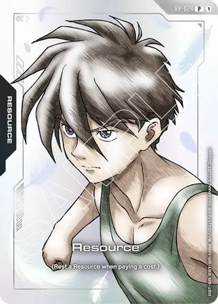 Image of Resource (RP-024) (Mobile Suit Gundam Wing) (RP-024) - Promotional Resource Tokens Holofoil
