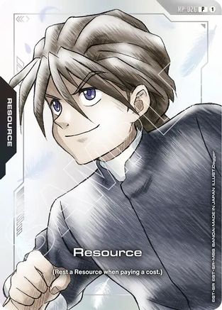 Image of Resource (RP-026) (Mobile Suit Gundam Wing) (RP-026) - Promotional Resource Tokens Holofoil