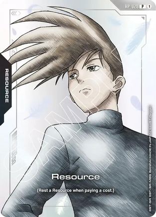 Image of Resource (RP-028) (Mobile Suit Gundam Wing) (RP-028) - Promotional Resource Tokens Holofoil