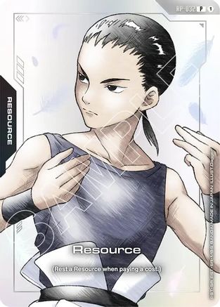 Image of Resource (RP-032) (Mobile Suit Gundam Wing) (RP-032) - Promotional Resource Tokens Holofoil