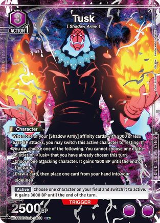 Image of Tusk (031) (R*) (UE17BT/SLG-1-031) - UE17BT SOLO LEVELING Foil