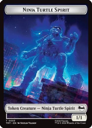 Image of Ninja Turtle Spirit // Food Double-Sided Token (TMT-3 // 8) - Teenage Mutant Ninja Turtles