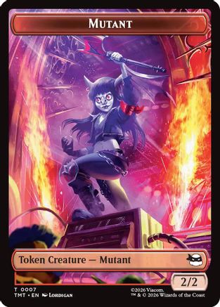 Image of Mutant // Mutagen Double-Sided Token (TMT-7 // 9) - Teenage Mutant Ninja Turtles