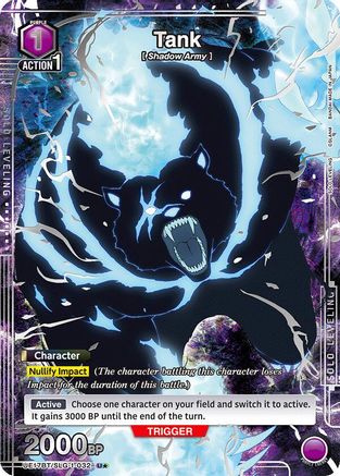 Image of Tank (032) (U*) (UE17BT/SLG-1-027) - UE17BT SOLO LEVELING Foil