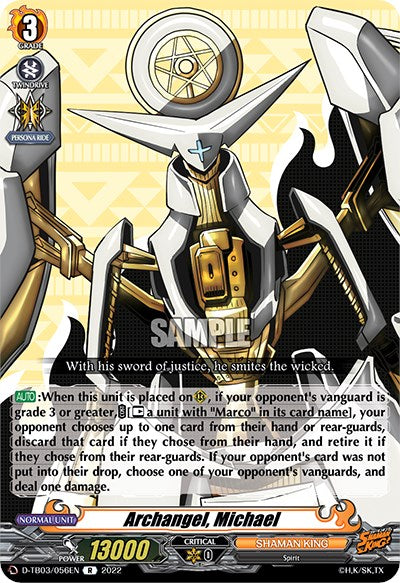 Image of Archangel, Michael (D-TB03/056EN) [Shaman King]