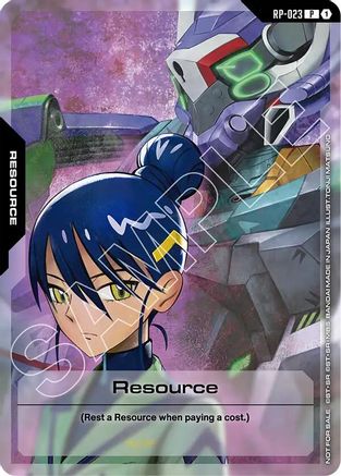 Image of Resource (RP-023) (Mobile Suit Gundam GQuuuuuuX) (RP-023) - Promotional Resource Tokens Holofoil