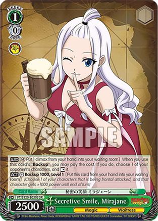 Image of Secretive Smile, Mirajane (SR) (FT/S120-E030S SR) - FAIRY TAIL 100 YEARS QUEST