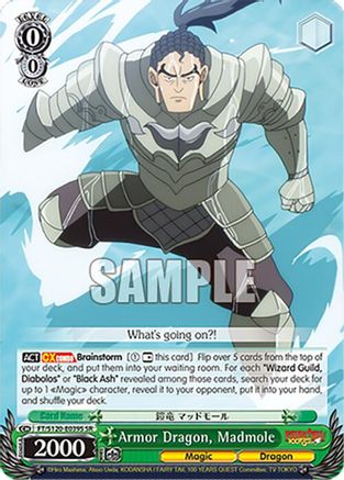 Image of Armor Dragon, Madmole (SR) (FT/S120-E039S SR) - FAIRY TAIL 100 YEARS QUEST