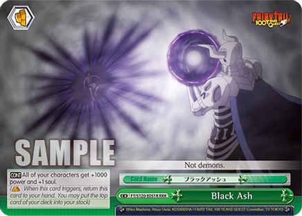 Image of Black Ash (RRR) (FT/S120-E051R RRR) - FAIRY TAIL 100 YEARS QUEST