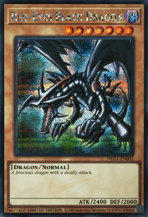 Image of Red-Eyes Black Dragon (NKC1-EN002) - Miscellaneous Promotional Cards Limited