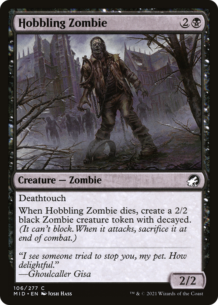 Image of Hobbling Zombie [Innistrad: Midnight Hunt]