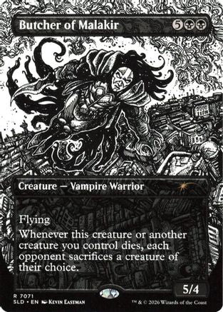 Image of Butcher of Malakir (7071) (SLD-7071) - Secret Lair Drop Series