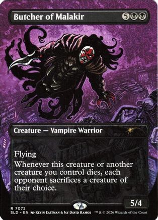 Image of Butcher of Malakir (7072) (SLD-7072) - Secret Lair Drop Series Foil