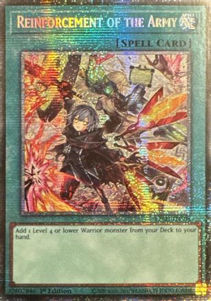 Image of Reinforcement of the Army (Starlight Rare) (L26D-ENS08) - Legendary Modern Decks 2026 1st Edition