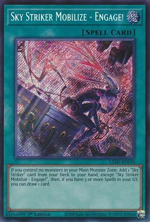 Image of Sky Striker Mobilize - Engage! (Secret Rare) (L26D-ENS10) - Legendary Modern Decks 2026 1st Edition
