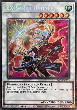 Image of XX-Saber Hyunlei (Starlight Rare) (L26D-ENX35) - Legendary Modern Decks 2026 1st Edition