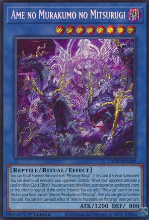 Image of Ame no Murakumo no Mitsurugi (Secret Rare) (L26D-ENM08) - Legendary Modern Decks 2026 1st Edition