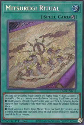 Image of Mitsurugi Ritual (Secret Rare) (L26D-ENM15) - Legendary Modern Decks 2026 1st Edition