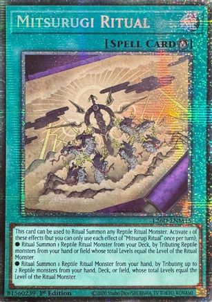 Image of Mitsurugi Ritual (Starlight Rare) (L26D-ENM15) - Legendary Modern Decks 2026 1st Edition