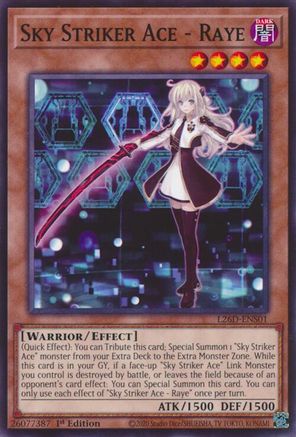 Image of Sky Striker Ace - Raye (L26D-ENS01) - Legendary Modern Decks 2026 1st Edition