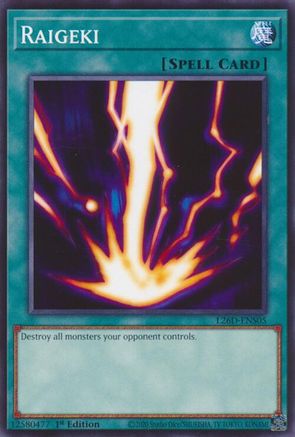 Image of Raigeki (L26D-ENS05) - Legendary Modern Decks 2026 1st Edition