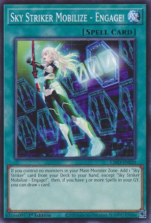 Image of Sky Striker Mobilize - Engage! (L26D-ENS10) - Legendary Modern Decks 2026 1st Edition