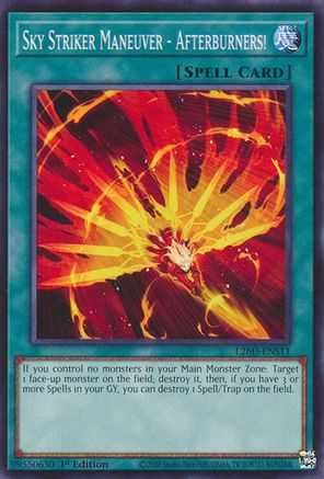 Image of Sky Striker Maneuver - Afterburners! (L26D-ENS11) - Legendary Modern Decks 2026 1st Edition