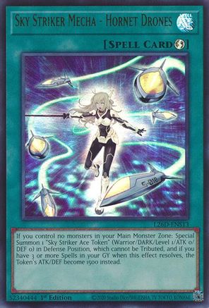 Image of Sky Striker Mecha - Hornet Drones (L26D-ENS13) - Legendary Modern Decks 2026 1st Edition