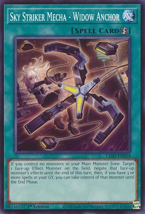 Image of Sky Striker Mecha - Widow Anchor (L26D-ENS14) - Legendary Modern Decks 2026 1st Edition