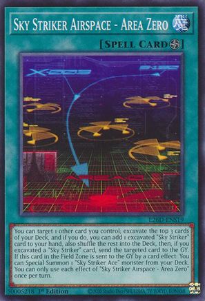 Image of Sky Striker Airspace - Area Zero (L26D-ENS19) - Legendary Modern Decks 2026 1st Edition