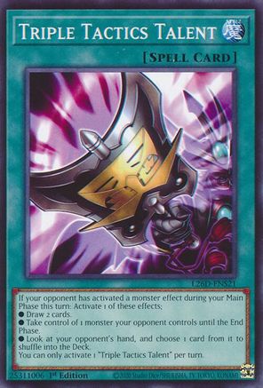 Image of Triple Tactics Talent (L26D-ENS21) - Legendary Modern Decks 2026 1st Edition