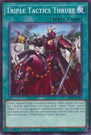 Image of Triple Tactics Thrust (L26D-ENS23) - Legendary Modern Decks 2026 1st Edition