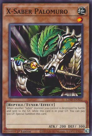 Image of X-Saber Palomuro (L26D-ENX02) - Legendary Modern Decks 2026 1st Edition