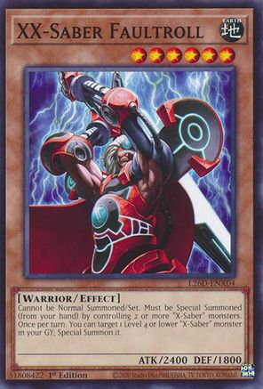 Image of XX-Saber Faultroll (L26D-ENX04) - Legendary Modern Decks 2026 1st Edition