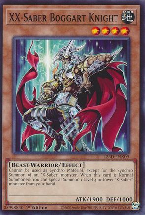 Image of XX-Saber Boggart Knight (L26D-ENX09) - Legendary Modern Decks 2026 1st Edition