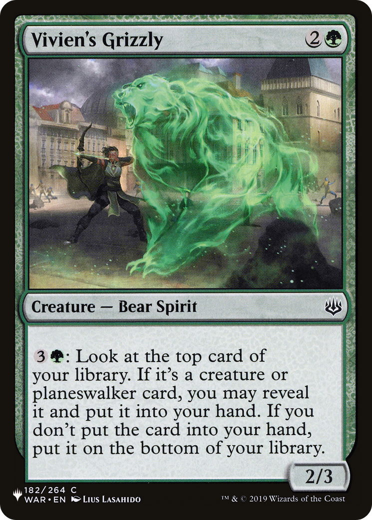 Image of Vivien's Grizzly [The List]