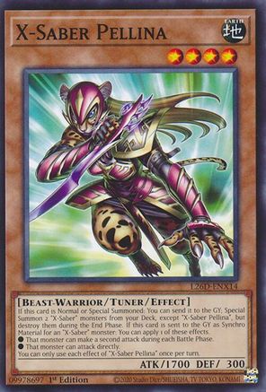 Image of X-Saber Pellina (L26D-ENX14) - Legendary Modern Decks 2026 1st Edition