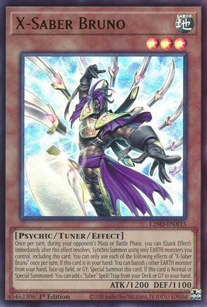 Image of X-Saber Bruno (Ultra Rare) (L26D-ENX15) - Legendary Modern Decks 2026 1st Edition