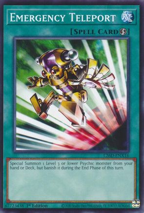 Image of Emergency Teleport (L26D-ENX16) - Legendary Modern Decks 2026 1st Edition