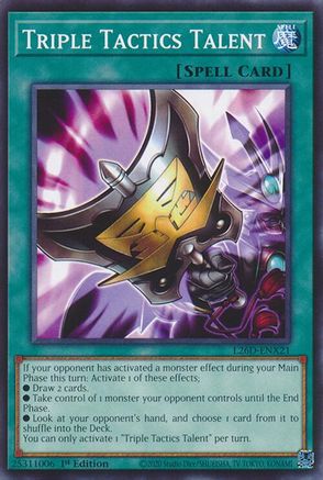 Image of Triple Tactics Talent - L26D-ENX21 (L26D-ENX21) - Legendary Modern Decks 2026 1st Edition