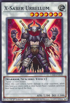 Image of X-Saber Urbellum (L26D-ENX30) - Legendary Modern Decks 2026 1st Edition