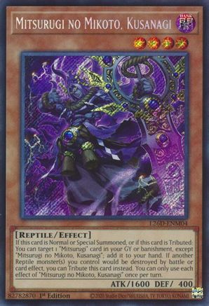 Image of Mitsurugi no Mikoto, Kusanagi (L26D-ENM04) - Legendary Modern Decks 2026 1st Edition