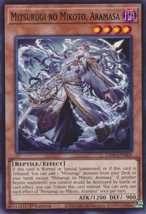 Image of Mitsurugi no Mikoto, Aramasa (L26D-ENM06) - Legendary Modern Decks 2026 1st Edition
