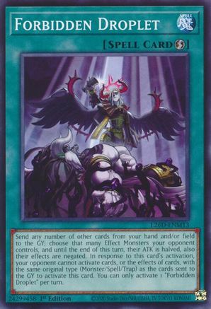 Image of Forbidden Droplet (L26D-ENM13) - Legendary Modern Decks 2026 1st Edition