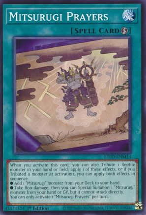 Image of Mitsurugi Prayers (L26D-ENM14) - Legendary Modern Decks 2026 1st Edition