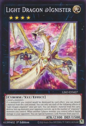 Image of Light Dragon @Ignister (L26D-ENM27) - Legendary Modern Decks 2026 1st Edition