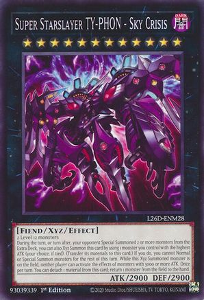 Image of Super Starslayer TY-PHON - Sky Crisis (L26D-ENM28) - Legendary Modern Decks 2026 1st Edition